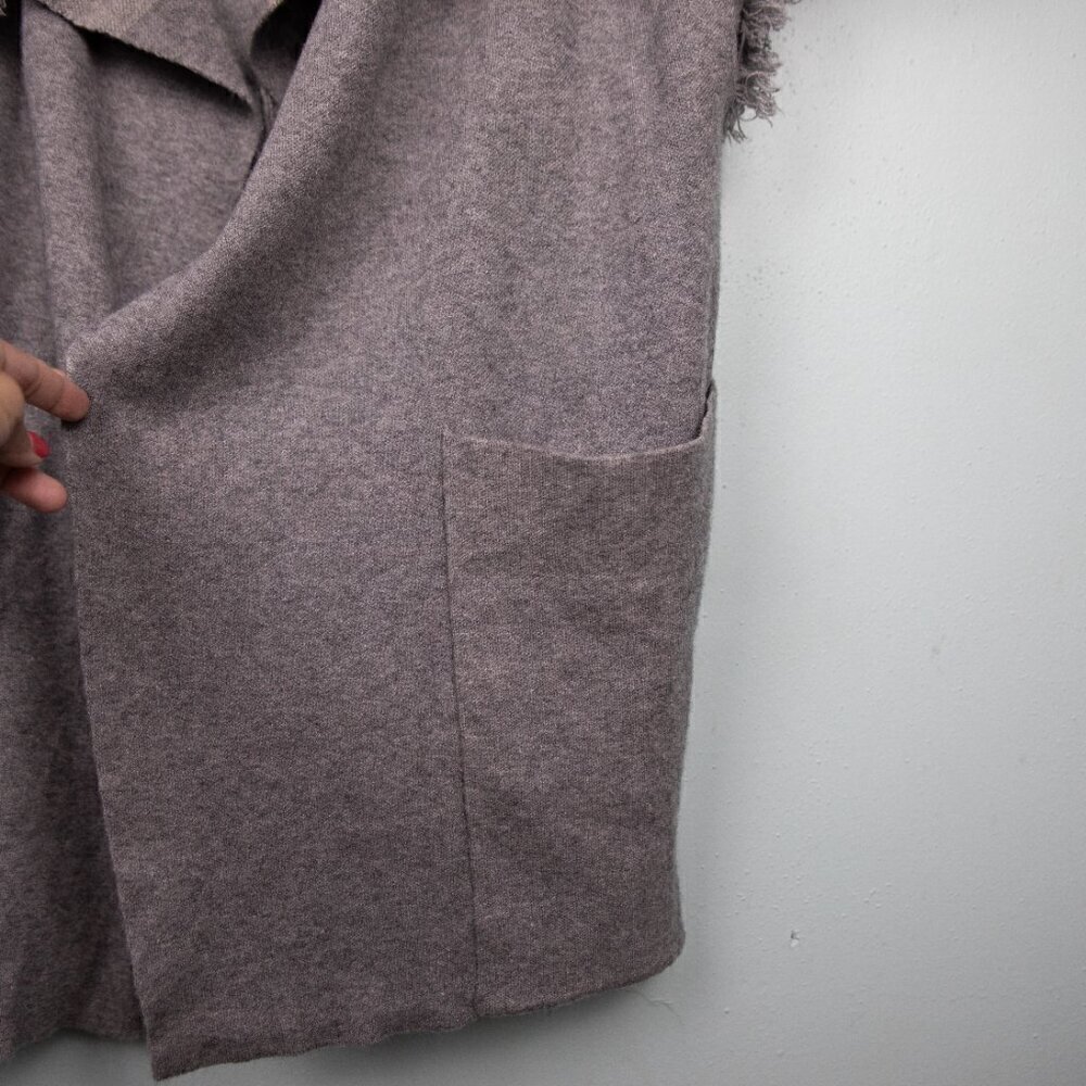 THML grey short sleeve open cardigan-S - Picture 3 of 5
